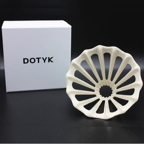 Пуровер керамічний Dotyk Dripper Білий purover-keramichnyi-dotyk-dripper-bilyi фото